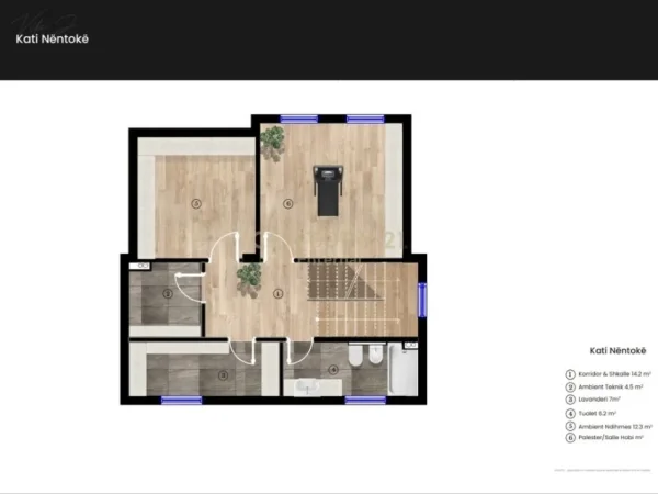 Tirane, shes Vile 3 Katshe Kati 3, 317 m² (MONTCLAIR ZONE)