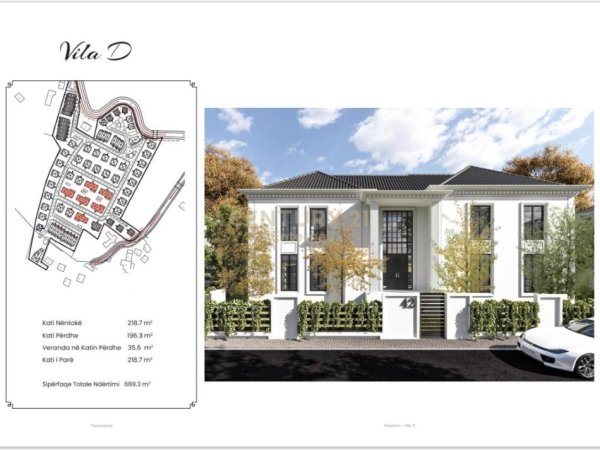 Tirane, shes Vile 3 Katshe Kati 3, 669 m² (MONTCLAIR ZONE)