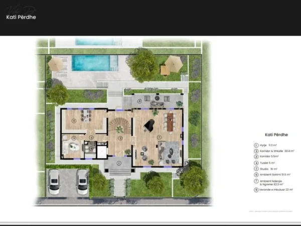 Tirane, shes Vile 3 Katshe Kati 3, 669 m² (MONTCLAIR ZONE)