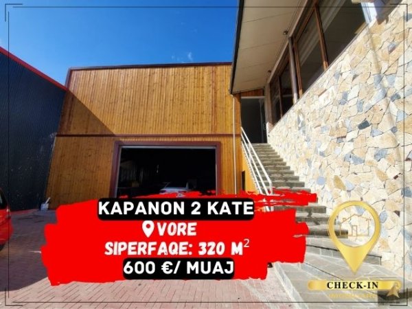 Tirane, jepet me qera magazine Kati 0, 320 m² 600 Euro (Vore)