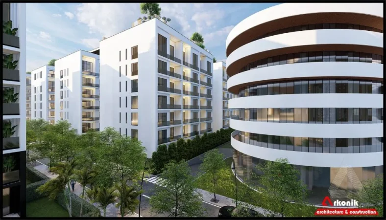 Durres, shitet apartament 1+1+Ballkon Kati 4, 50 m² (Golem)