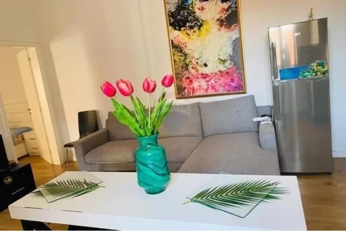 Tirane, jepet me qera apartament 1+1 , 65 m² 650 € (bulevardi bajram curri)