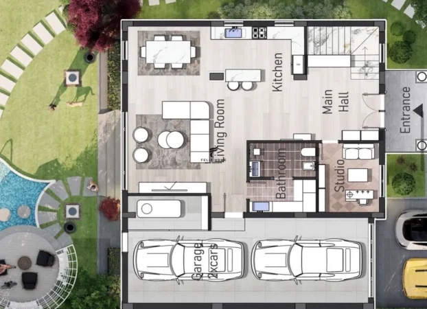 Tirane, shitet Vile 3+1 Kati 1, 230 m² 650.000 € (TEG)