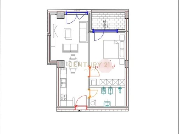 Tirane, shitet apartament 1+1 Kati 3, 78 m² 125.000 € (DON BOSKO)