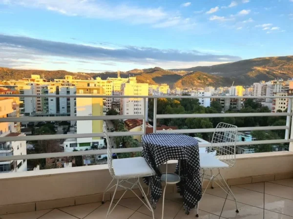 Vlore, shitet apartament 1+1+2 Ballkon Kati 9 jo i fundit, 74 m² 120.000 €