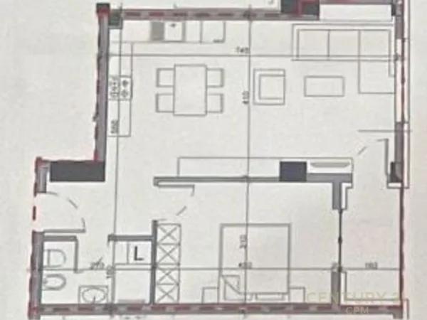 Tirane, shes apartament 1+1+Aneks+Ballkon Kati 4, 78 m² 195.750 € (MINISTRIA E JASHTME)