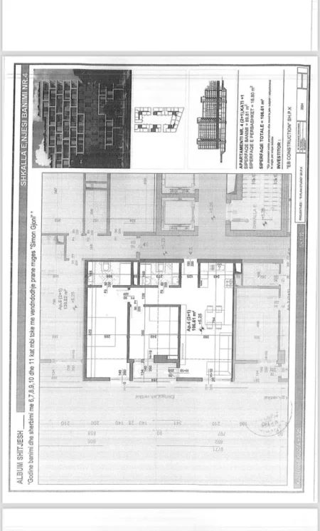 Tirane, shes apartament 2+1+Aneks+Ballkon Kati 2, 107 m² 154.600 € (MEI'S GARDEN RESIDENCE, ISH FUSHA AVIACIONIT)