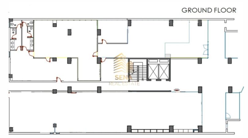 Tirane, jepet me qera ambjent biznesi Kati 0, 287 m² 9.300 € (Rruga e Kavajes)