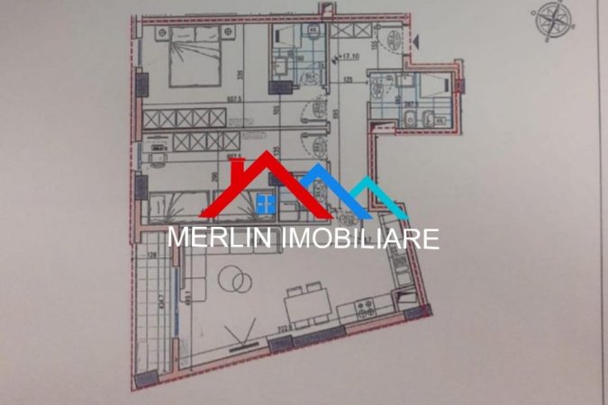Tirane, shitet apartament 2+1+Ballkon Kati 6, 114 m² 182.000 € (BULEVARDI I RI)