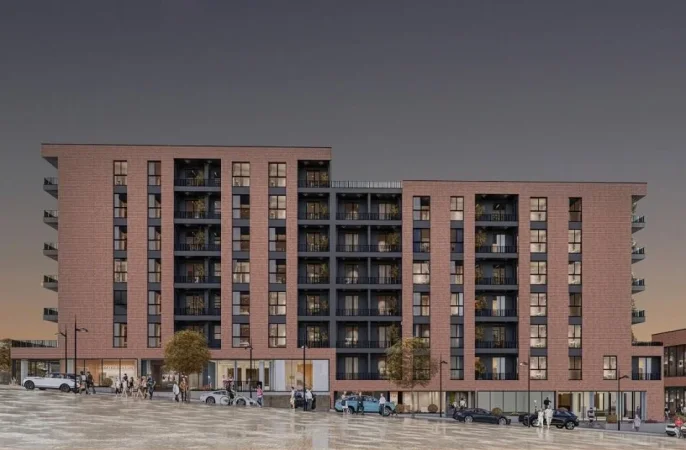 Apartament 2+1+2 për Shitje tek Apollo Residence, Paskuqan