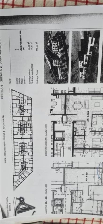 Tirane, shitet apartament 2+1 Kati 2, 115 m² 253.000 € (LIQENI I THATE)
