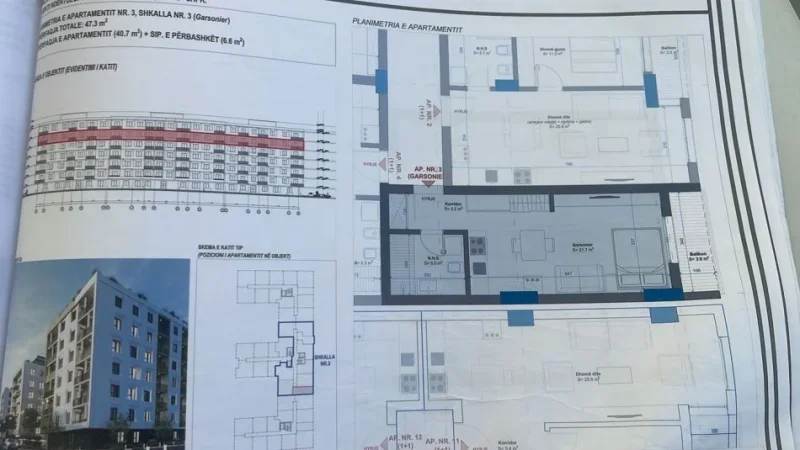 Golem, shitet apartament 1+1+Aneks+Ballkon , 47 m² 52.030 € (Golem)