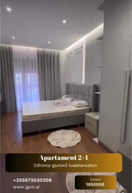 Tirane, shitet apartament 2+1 Kati 5, 117 m² 195.000 Euro tek Oasis Rezidenc ne Unaze
