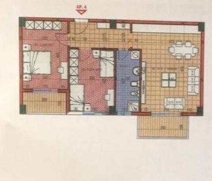 Tirane, shes apartament 2+1 Kati 7, 96 m² 67.500 Euro (Kamez)
