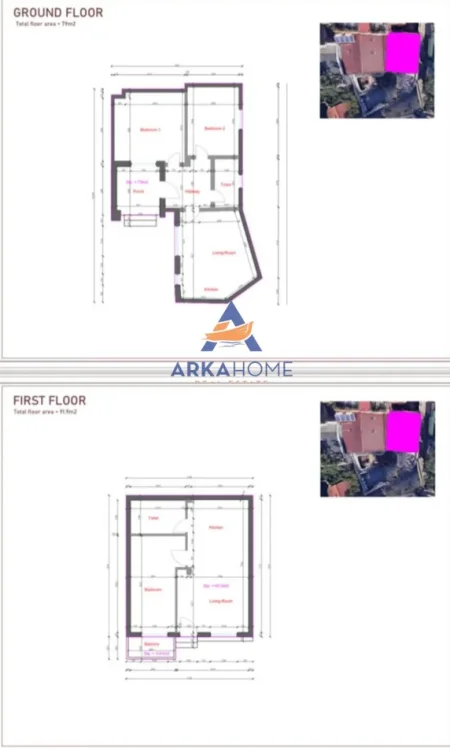 Tirane, jepet me qera Vile 2 Katshe Kati 2, 4.000 €