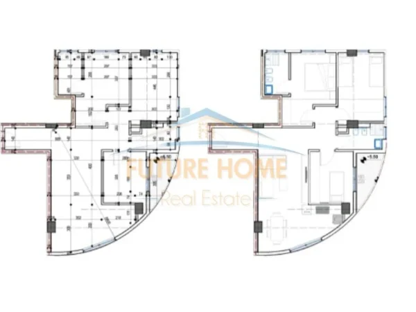 Tirane, jepet me qera zyre Kati 2, 117 m² 2.000 € (“Sulejman Delvina”)
