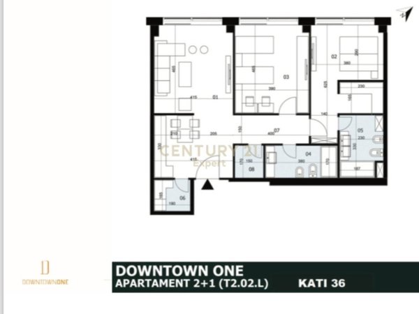 Tirane, jap me qera apartament 2+1 , 141 m² 2.500 € (Downtown)