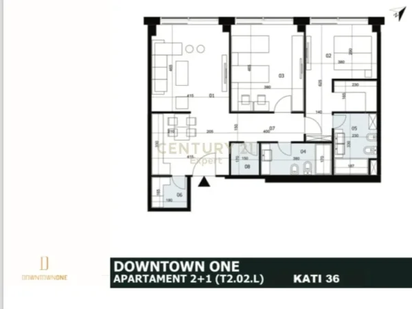 Tirane, jap me qera apartament 2+1 , 141 m² 2.500 € (Downtown)