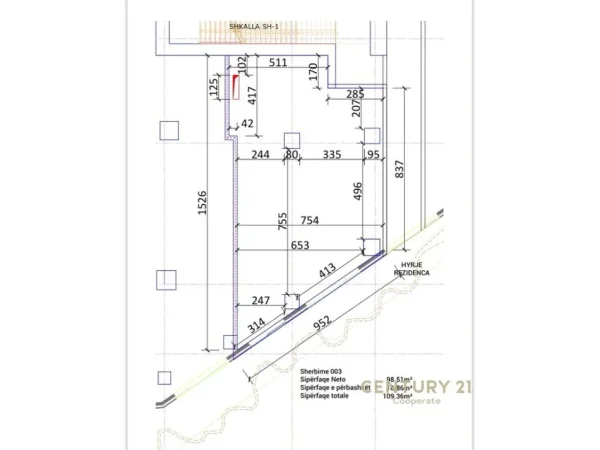 Tirane, jap me qera ambjent biznesi+POST PARKIMI , 109 m² 8.000 € (Sheshi Skënderbej (Qendër))
