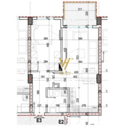 Tirane, shitet apartament Kati 5, 76 m² 129.200 € (RRUGA DRITA HOXHA, LAPRAKE)