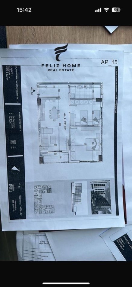 Tirane, shitet apartament 2+1 Kati 4, 94 m² 89.000 € (PASKUQAN)