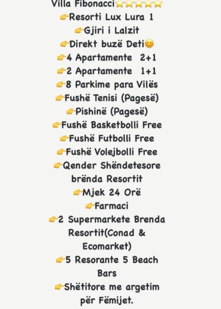 Apartament me qera Gjiri Lalëzit 2+1 Kapaciteti 5-7 persona