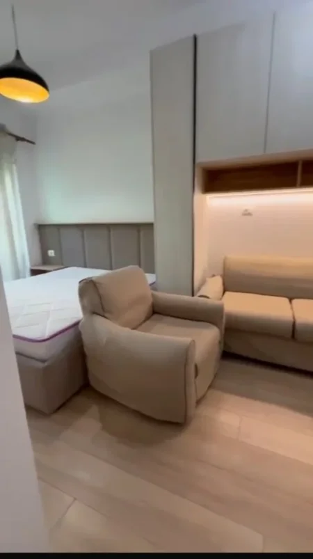 Tirane, jepet me qera garsonier Kati 1, 35 m² 350 € (Rr. Pasho Hysa Kompleksi Mangalem)