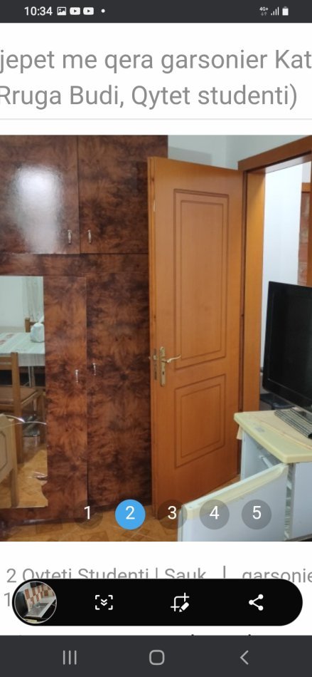 Tirane, jepet me qera garsonier Kati 0, 47 m² 170 € (Rruga budi)