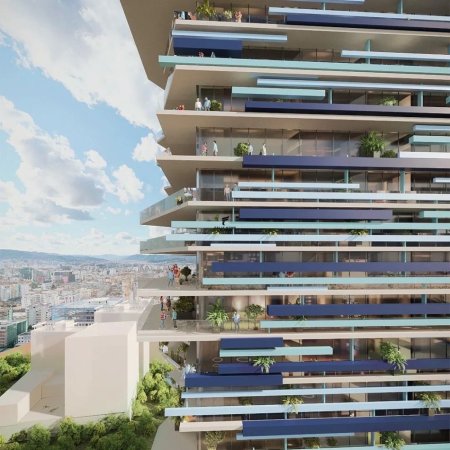 Tirane, shitet apartament 1+1+Ballkon Kati 21, 92 m² 230.000 € (BULEVARDI I RI)