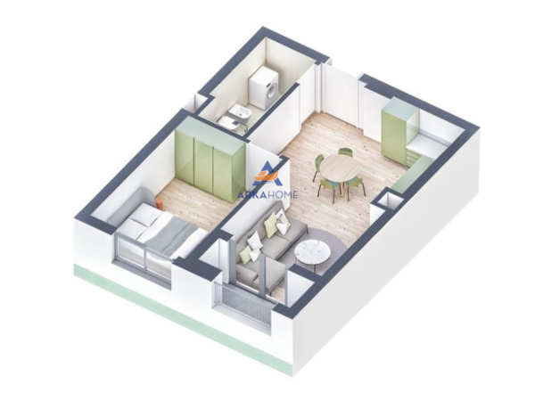 Tirane, shitet apartament 1+1 Kati 4, 60 m² 93.000 € (RRUGA PASHO HYSA)