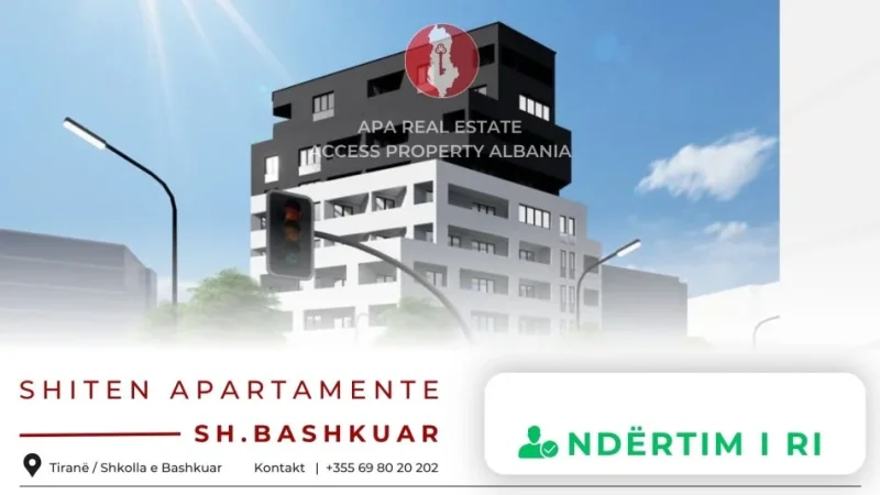 Tirane, shitet apartament , (Shkolla e Bashkuar)