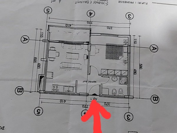 Orikum, shes apartament ne plazh 1+1+A+BLK Kati 3, 55 m², cmimi 1.273 Euro m2 (Vlore-Orikum, Albania)