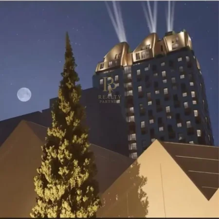 Tirane, shitet apartament 1+1+Ballkon Kati 14, 75 m² 240.960 € (Qender)