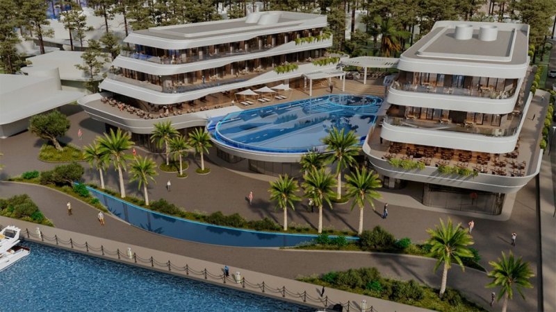 Durres, shitet apartament 2+1+Ballkon Kati 1, 118 m² (Porto Lalezi)