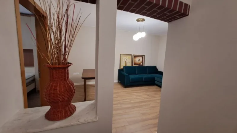 Tirane, jepet me qera apartament 1+1 Kati 3, (Perballe ish Pirro Mani) 50,000 Leke
