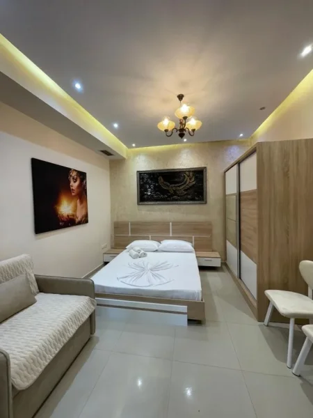 Tirane, jepet me qera apartament 1+1+Ballkon Kati 1, 65 m² 700 € (rruga e durresit)