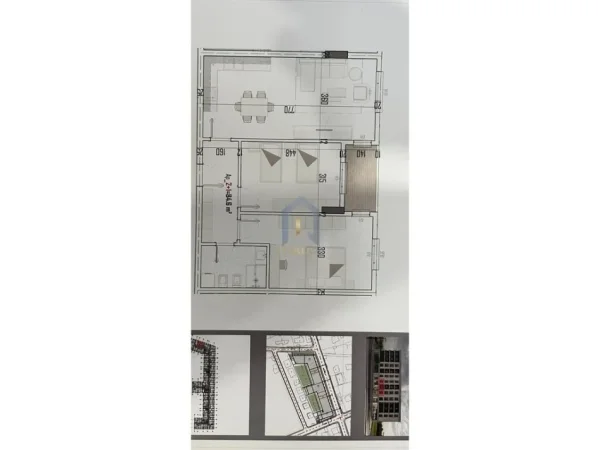 Tirane, shes apartament 2+1+Ballkon Kati 1, 99 m² 74.557 € 