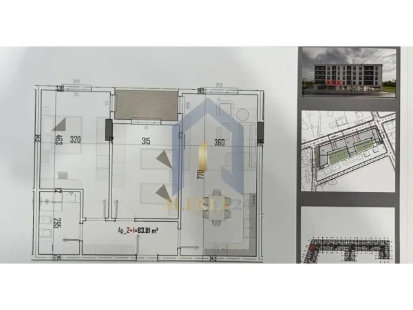 Shqiperi, shes 2+1+Ballkon , 98 m² 78.802 €