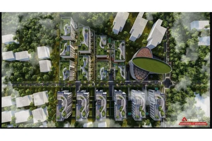 Golem, shitet apartament 2+1 Kati 0, 111 m² 144.924 € (Liburna Residence)