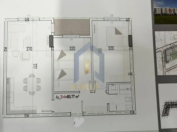 Tirane, shes apartament 2+1+Ballkon , 100 m² 75.585 € 