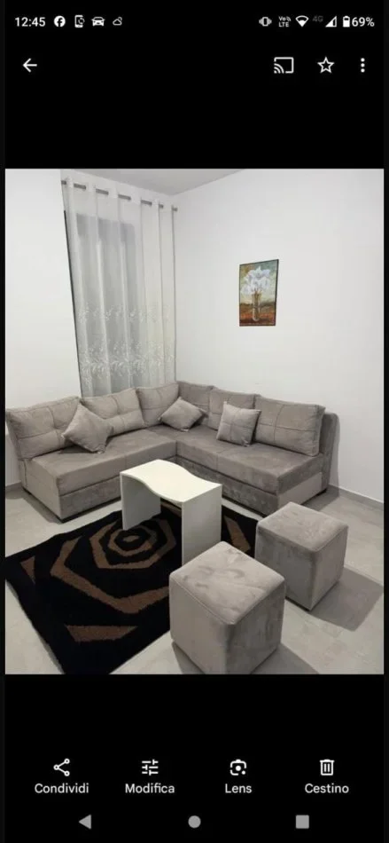 Tirane, jepet me qera apartament 1+1+Aneks+Ballkon Kati 2, 65 m² 500 € (Oxhaku)