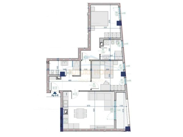 Tirane, shitet apartament 2+1+Ballkon Kati 0, 104 m² 114.257 € 