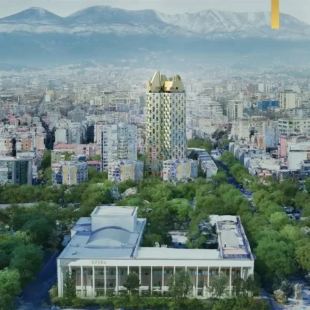 Tirane, shitet apartament 1+1+Ballkon Kati 10, 75 m² 225.900 € (Qender)