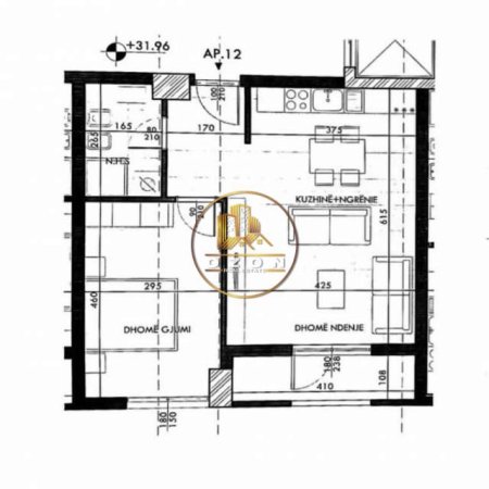 Tirane, shitet apartament 1+1+A+BLK Kati 4, 59 m² 62.000 Euro (FUSHA E AVIACIONIT)