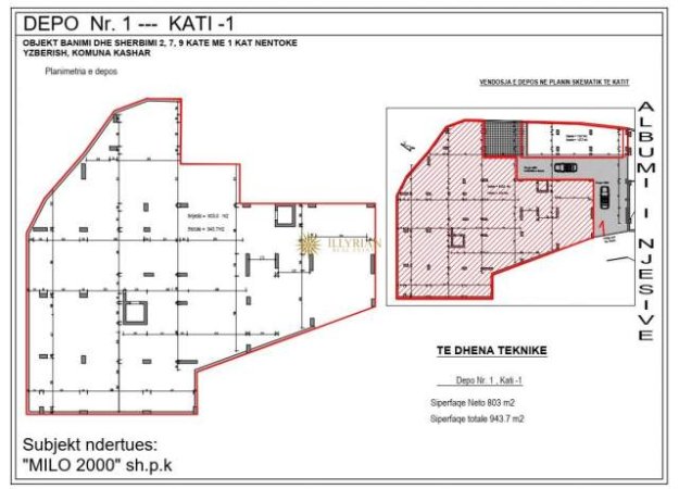 Tirane, shes magazine Kati -1, 1.080 m² 480.000 Euro (Astir)