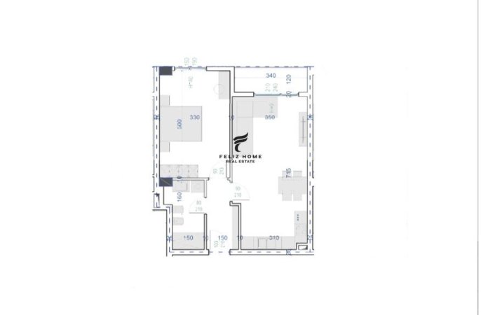 Tirane, shitet apartament 1+1 Kati 4, 69 m² 60.000 € (KAMEZ)
