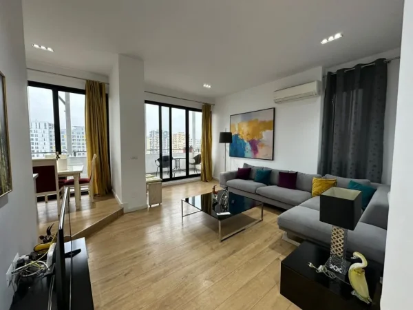 Tirane, jepet me qera apartament 2+1+Aneks+Ballkon Kati 7, 90 m² 800 € (Kompleksi Delijorgji)