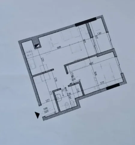 Tirane, shes apartament 1+1+Ballkon Kati 2, 70 m² 95.100 € (astir)