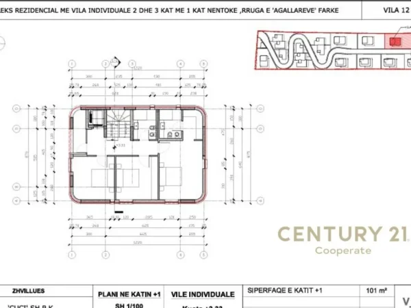 Tirane, shitet Vile 3+1+Ballkon Kati 3, 332 m² 591.000 € (Farke)