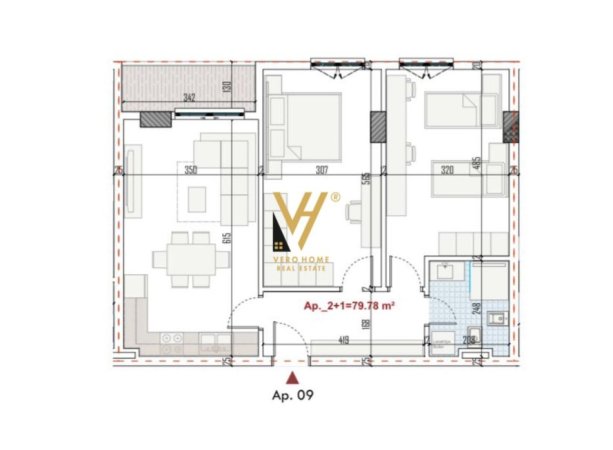 Tirane, shitet apartament 2+1+Ballkon Kati 2, 92 m² 96.757 € (PASKUQAN)
